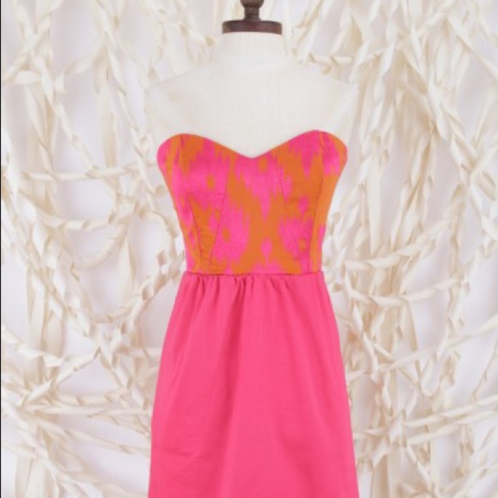 Judith March Pink/Orange Sun Dress 